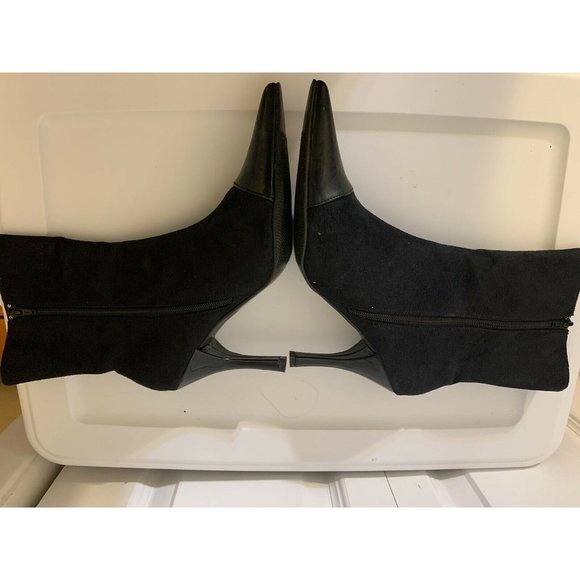 Classique Women’s Sz 9M Black Boots 4in‎ Heels - Picture 9 of 11